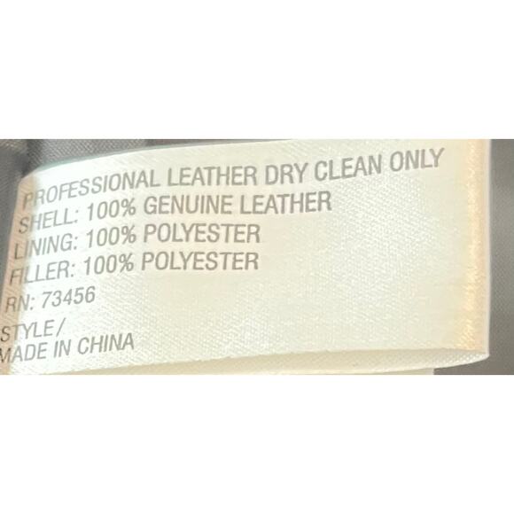 MARC MATTIS LONG SLV FULL LENGTH BUTTON GENUINE LEATHER COAT, WOMENS, M, BLACK - Picture 12 of 12